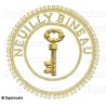 Badge / Macaron GLNF – Grande tenue provinciale – Grand Trésorier – Neuilly Bineau – Brodé main
